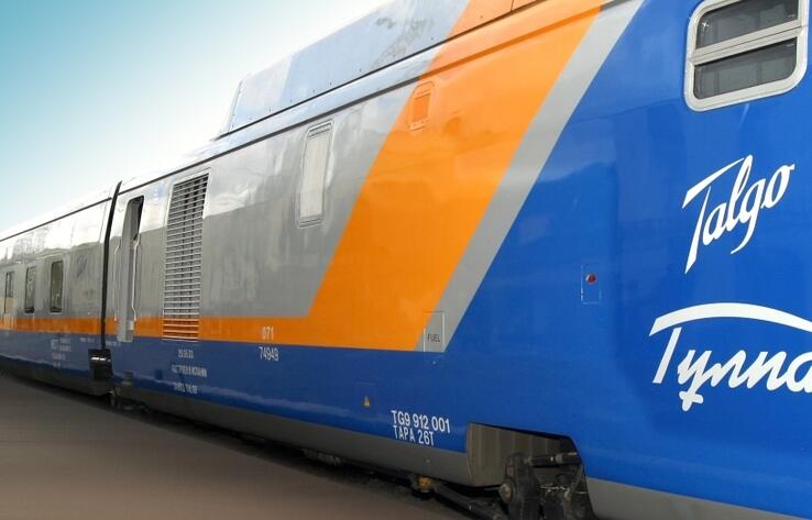 Новый поезд "Тальго" запустят из Нур-Султана в Алматы
