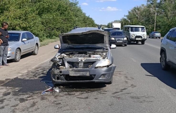 В Уральске в ДТП пострадал ребенок
