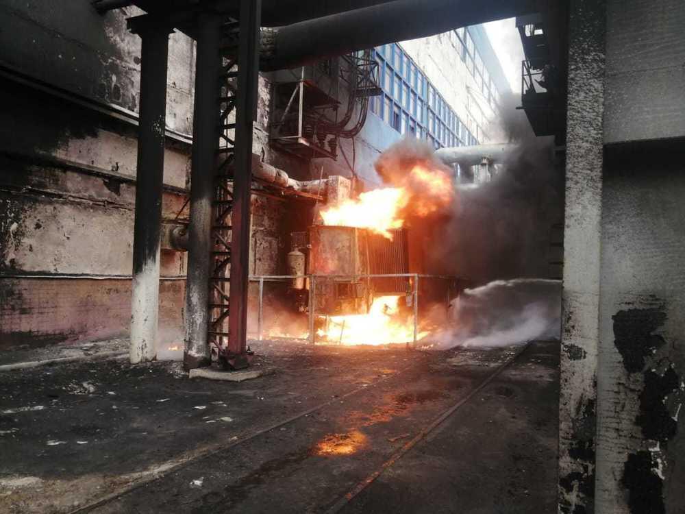 На Павлодарской ТЭЦ-3 загорелся трансформатор