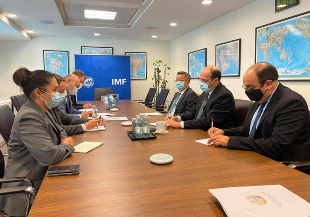 МНЭ РК провело рабочие встречи в Международном валютном фонде в Вашингтоне. Фото: МНЭ РК