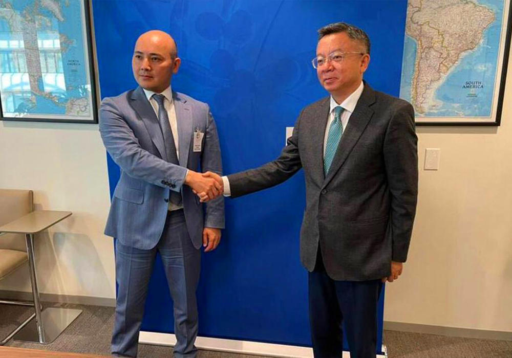 ҚР ҰЭМ Вашингтондағы Халықаралық валюта қорында жұмыс кездесулерін өткізді. Сурет: ҚР ҰЭМ