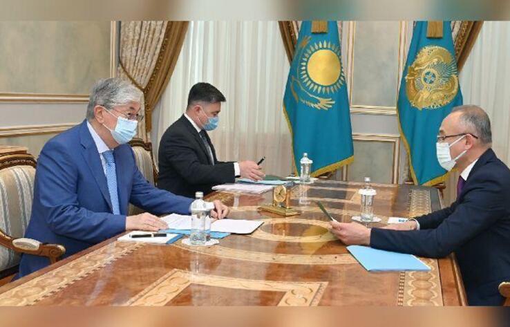President Tokayev receives National Bank Governor Galymzhan Pirmatov