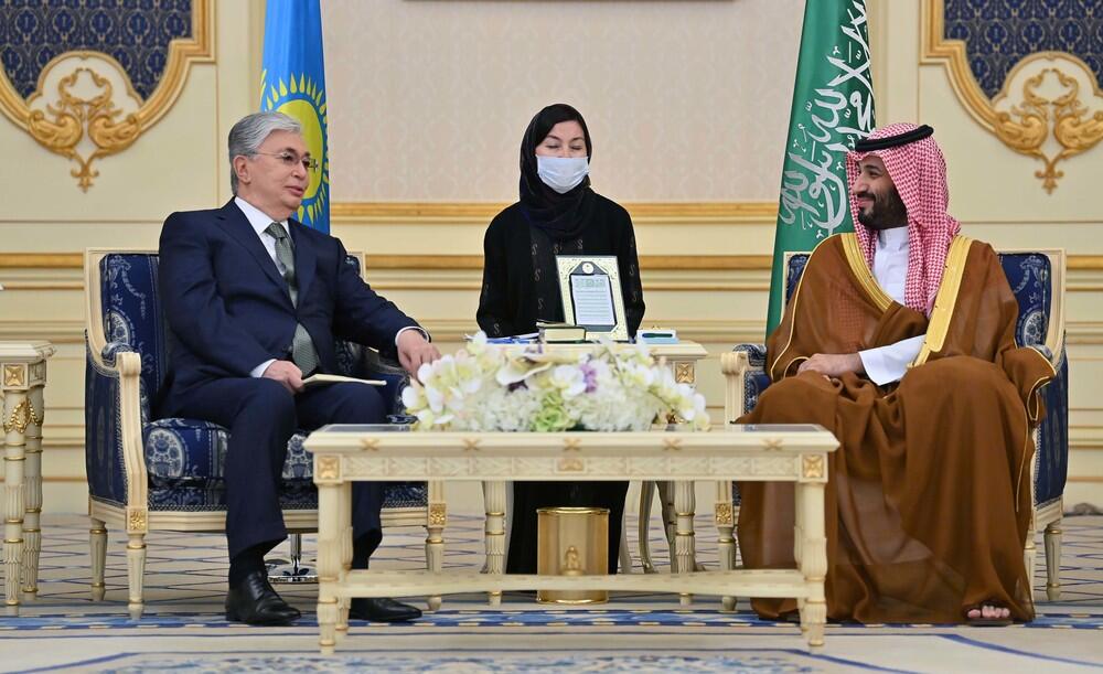 Президент Казахстана и наследный принц Саудовской Аравии провели переговоры. Фото: Акорда