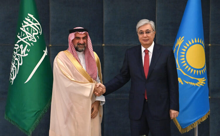 Президент РК встретился с управляющим Государственного инвестиционного фонда Саудовской Аравии
