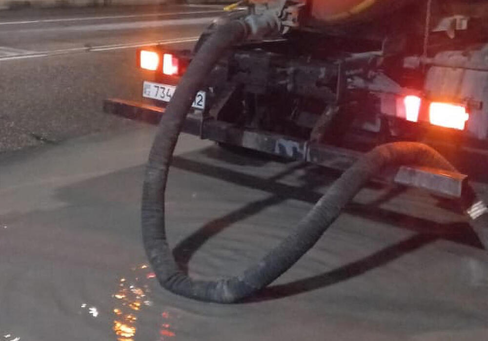 Storm in western Kazakhstan. Images | instagram/911.aktau