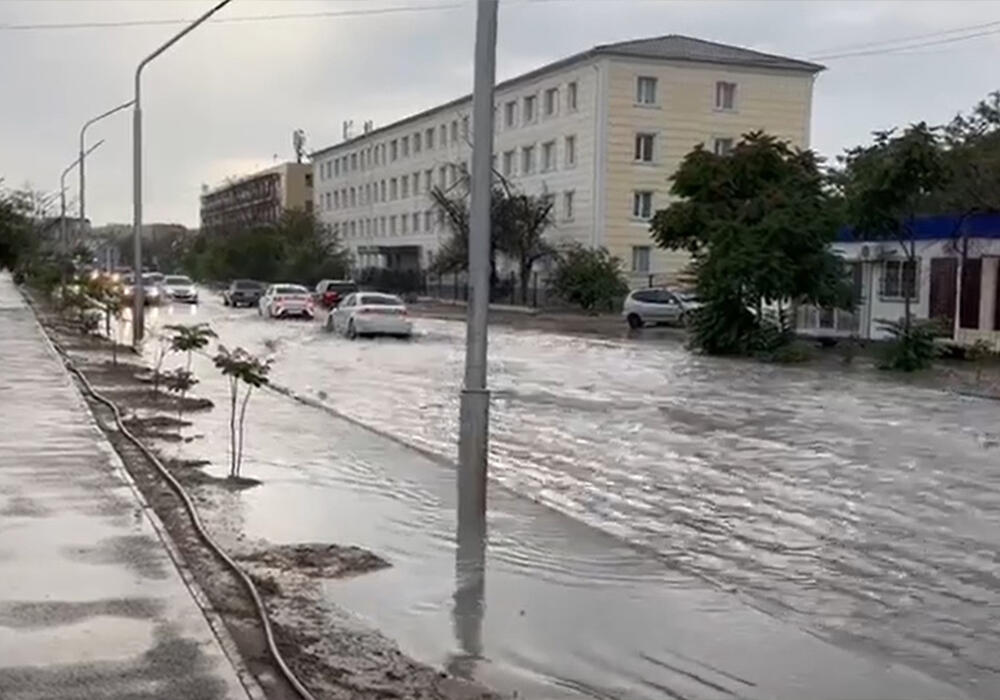 Storm in western Kazakhstan. Images | lada.kz