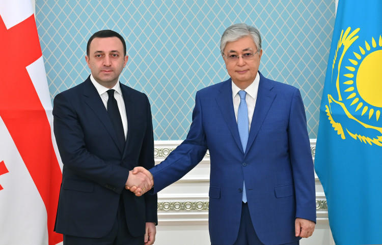 Kazakh President, Georgian PM meet in Nur-Sultan