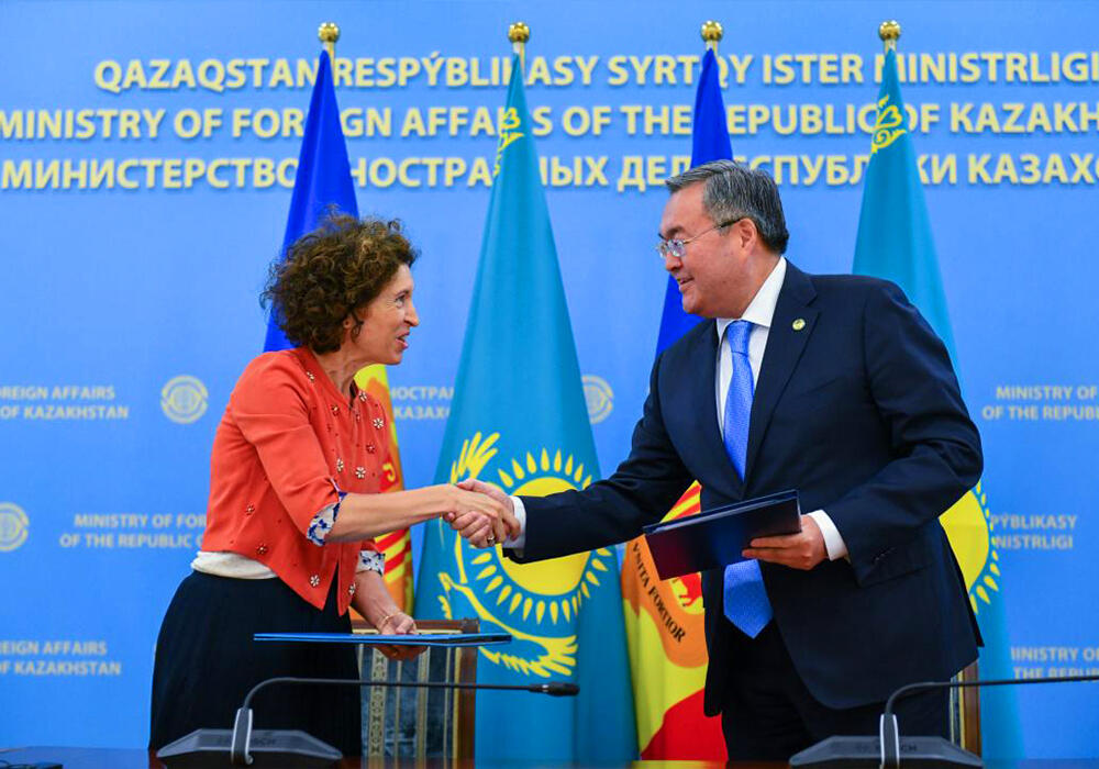 Казахстан и Андорра подписали соглашение об освобождении от визовых требований. Фото: МИД РК