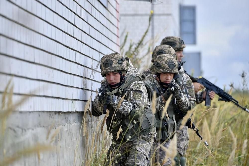 В Алматинской и Жетысуской областях проходят учения Сил специальных операций Казахстана и Беларуси. Фото: МО РК