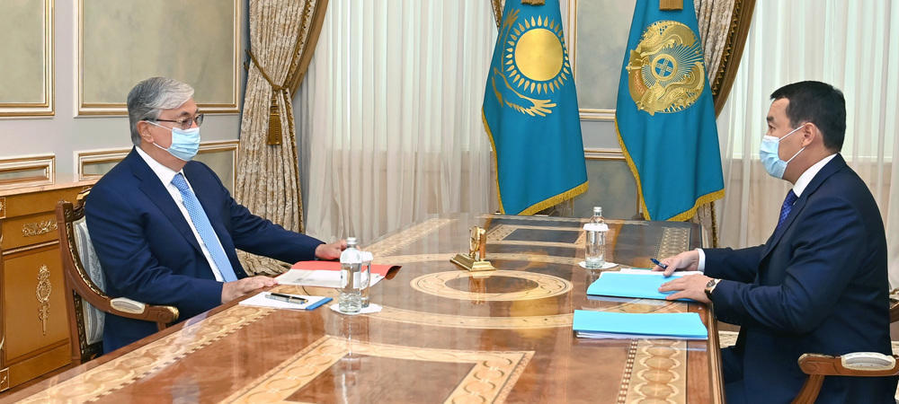 Head of State receives Prime Minister Smailov