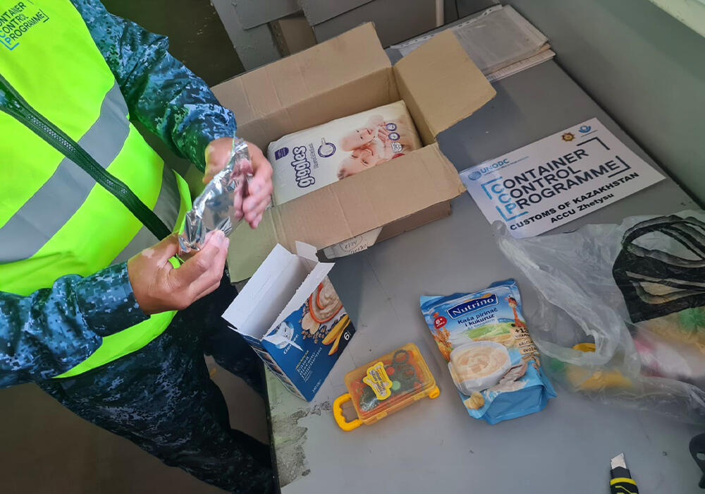 В Алматы пресечен ввоз наркотиков . Фото: КГД