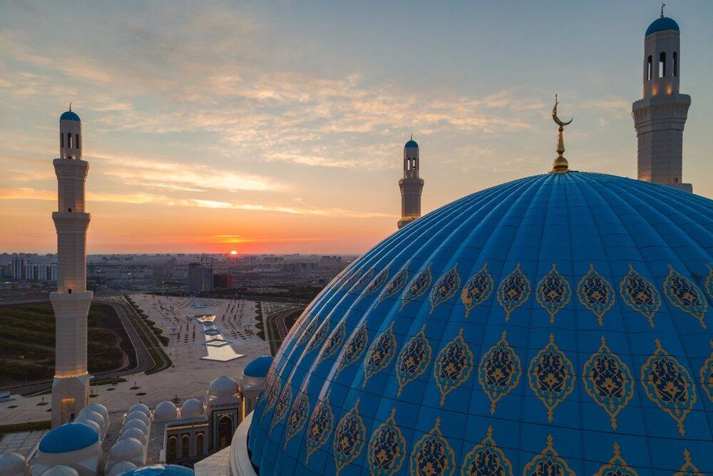 Kazakh capital inaugurates new mosque. Images | twitter.com/Aidos_Ukibay