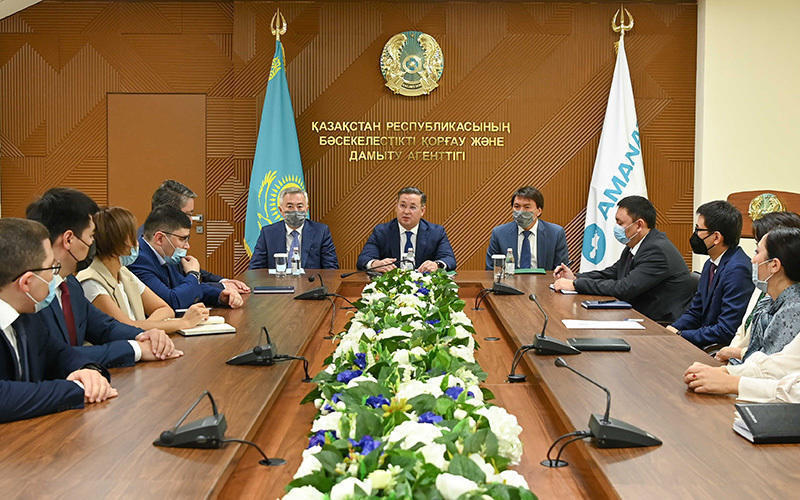 Бәсекелестікті қорғау және дамыту агенттігінің ұжымына жаңа төраға таныстырылды. Сурет: Ақорда