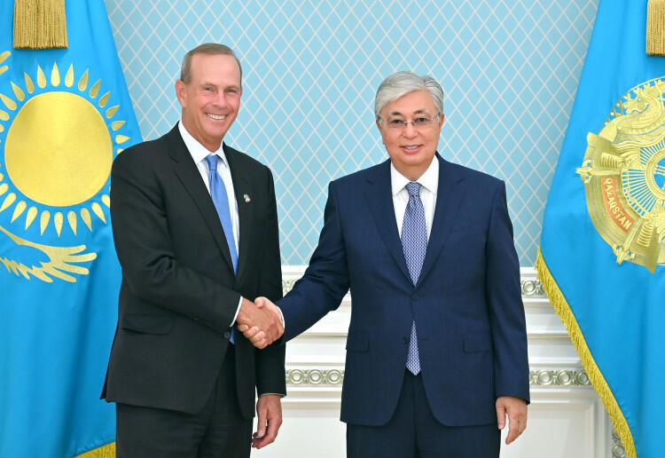 Kazakh President, Chevron CEO debate development of investment projects. Images | akorda.kz