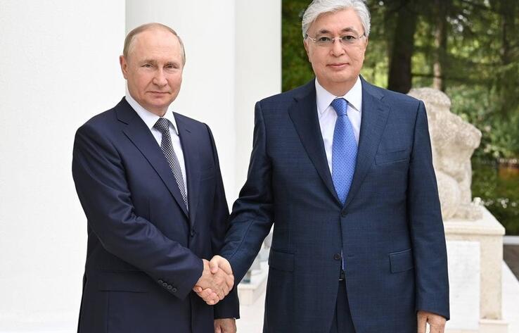 Токаев выразил удовлетворение итогами переговоров с президентом России