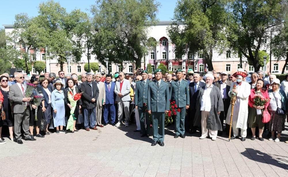 День памяти Динмухамеда Кунаева прошел в Алматы. Фото: Акимат Алматы