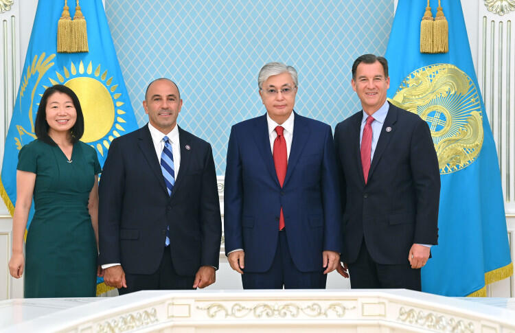 Kazakh President receives US Congressional delegation. Images | akorda.kz