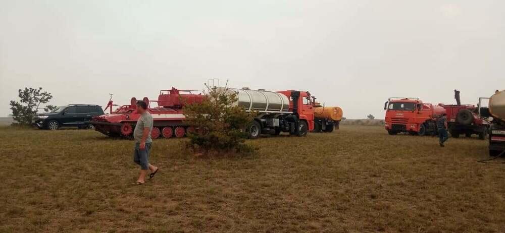 Полиция усилила наряды во избежание фактов мародерства в зоне природных пожаров. Фото: Polisia.kz