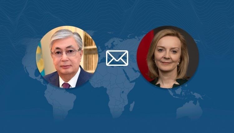 President Tokayev congratulates new UK Prime Minister Liz Truss