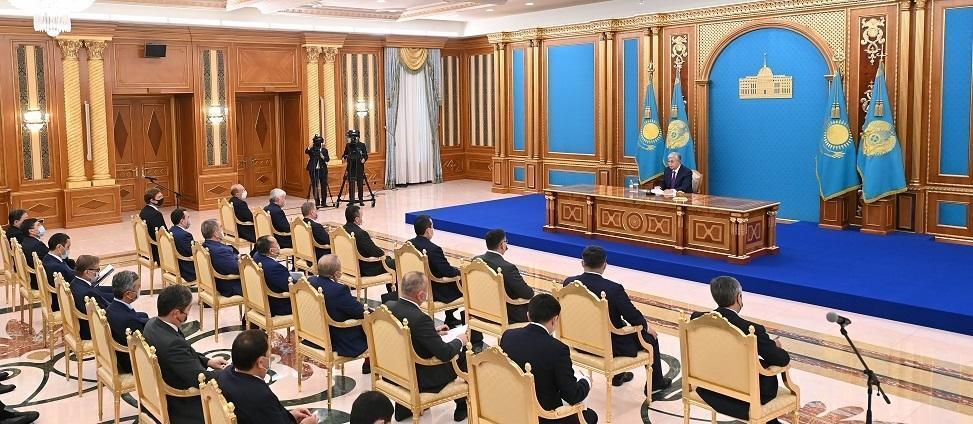 Head of State meets with reps of large businesses. Images | akorda.kz