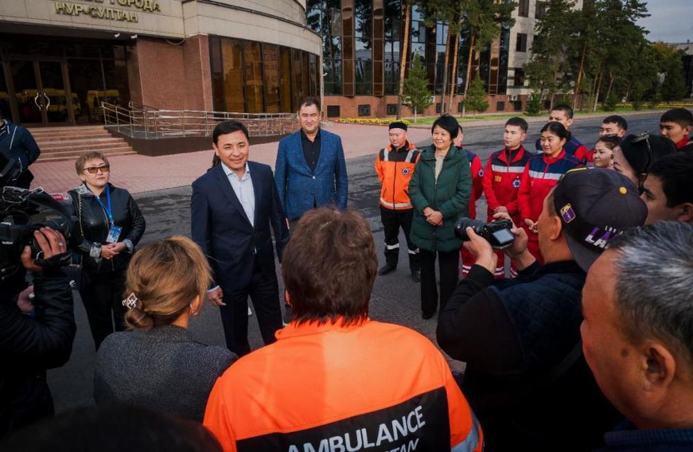 Столичная скорая помощь получила новые реанимобили. Фото: @altay_kulginov_official