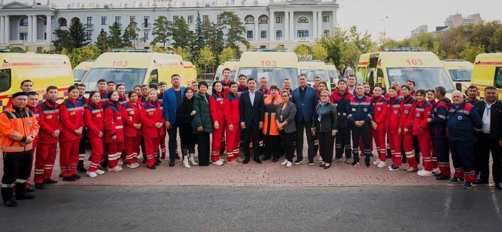 Столичная скорая помощь получила новые реанимобили. Фото: @altay_kulginov_official