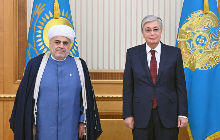 Chairman of Caucasus Muslim ’ Board praises Kazakhstan’s contribution to development of dialogue of religions and civilizations. Images | akorda.kz