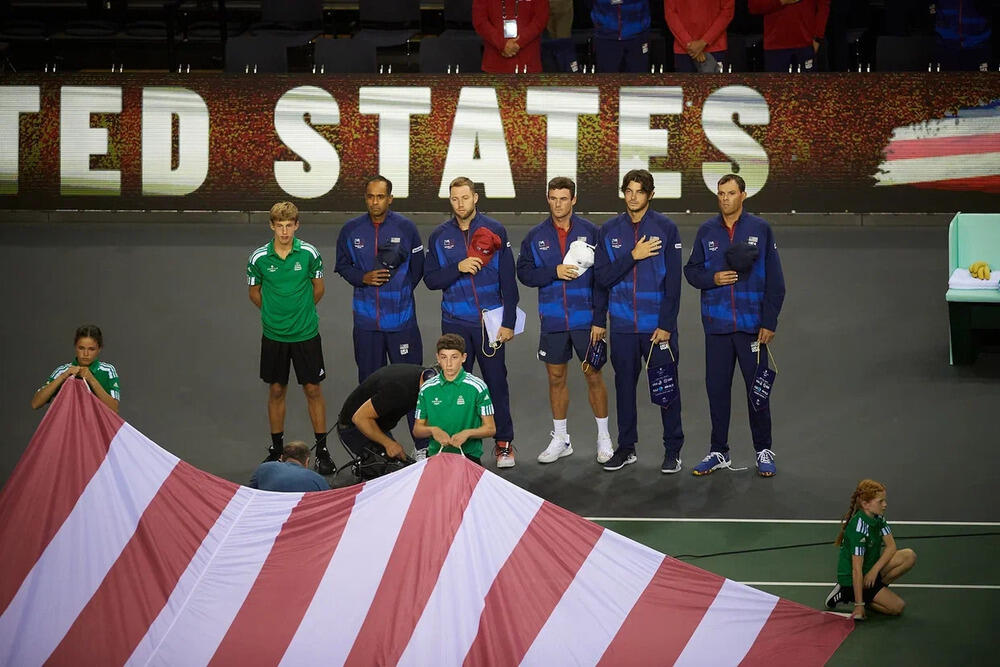 Kazakhstan, USA to face each other for first time in Davis Cup Finals. Images | ktf.kz