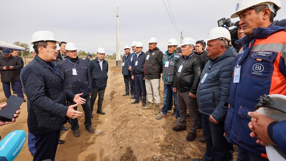 Смаилов проверил строительство жилья для пострадавших от лесных пожаров в Костанайской области . Фото: primeminister.kz