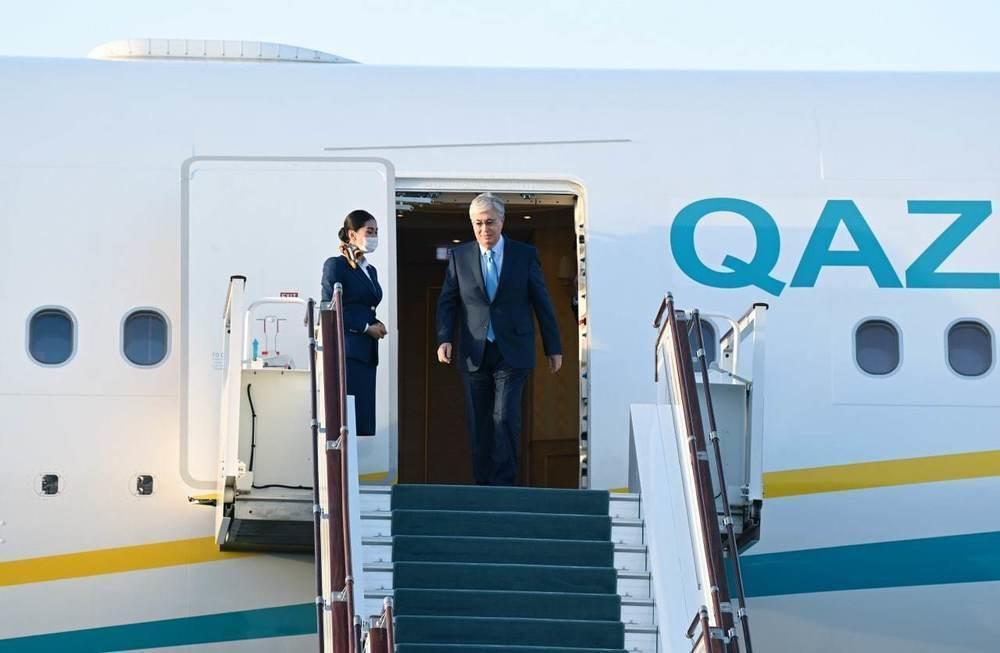 Kazakh President arrives in New York for a working visit