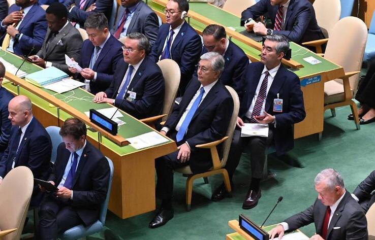 Kazakh President attends general debate of UNGA 77th session