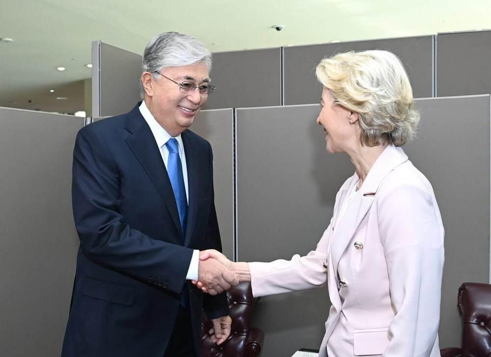 Глава государства пригласил президента Европейской комиссии совершить официальный визит в Казахстан