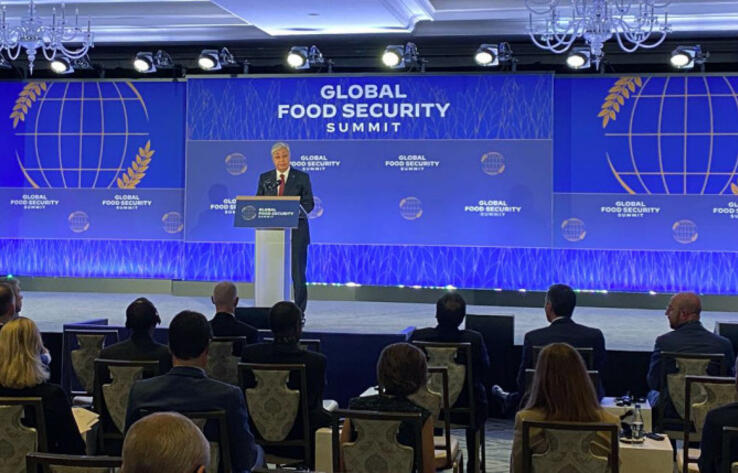 Президент Казахстана принял участие в Глобальном саммите по продовольственной безопасности