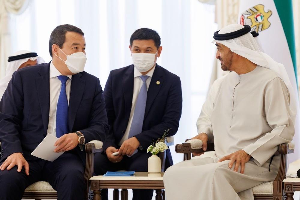 UAE President receives Kazakh PM