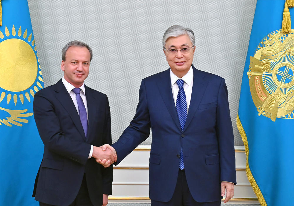 Kazakh President receives FIDE President