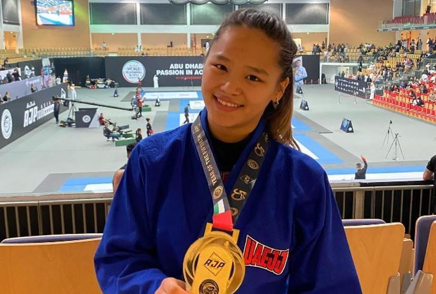 Kazakhstan’s Zhibek Kulymbetova wins at adult jiu jitsu tournament in UAE