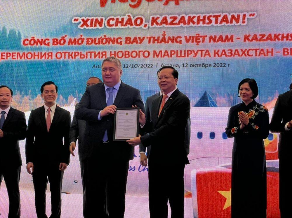 Вьетнамская авиакомпания с 25 октября начнет выполнение регулярных авиарейсов в Казахстан