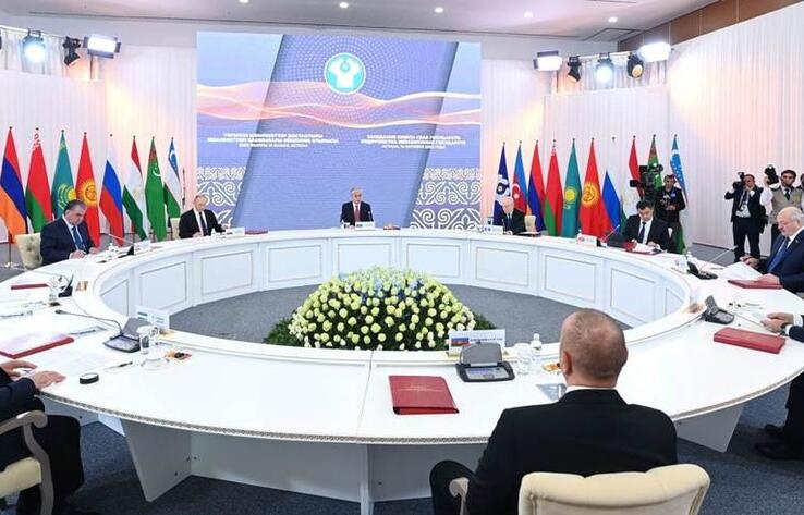 Токаев приветствовал участников заседания Совета глав государств СНГ