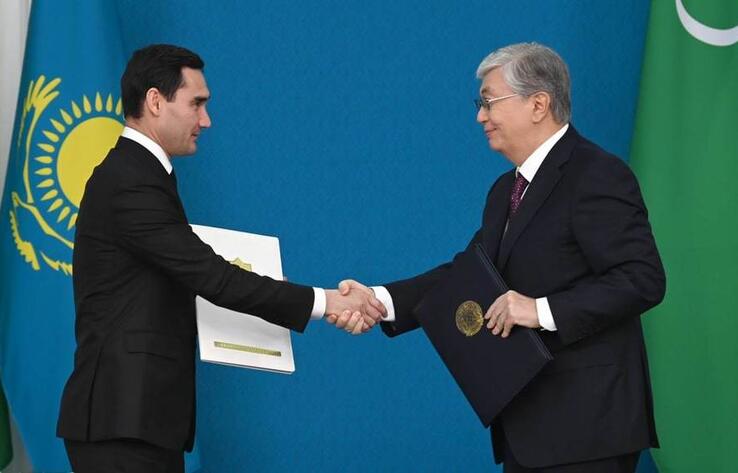 Опубликовано совместное заявление президентов Казахстана и Туркменистана