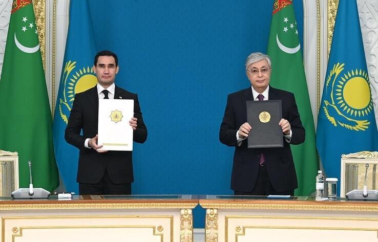 Совместное заявление президентов Казахстана и Туркменистана