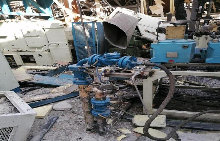 Озвучены результаты расследования причин взрыва в цехе теплоизоляционных плит под Алматы