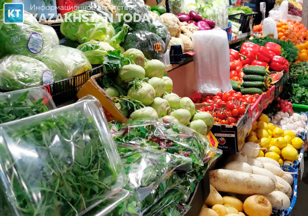В РК цены на свежие овощи выросли на 10% за год 