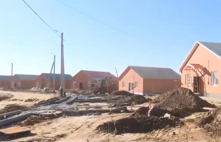 Завершено строительство домов для пострадавших в результате лесного пожара в Костанайской области
