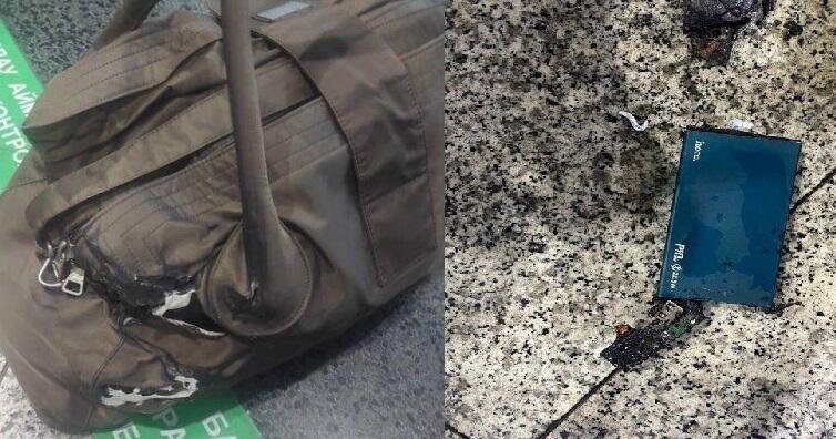 Зарядное устройство взорвалось у пассажира в аэропорту Алматы