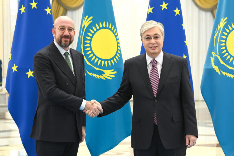 Токаев и глава Европейского совета обсудили взаимодействие в формате Центральная Азия - Европейский союз