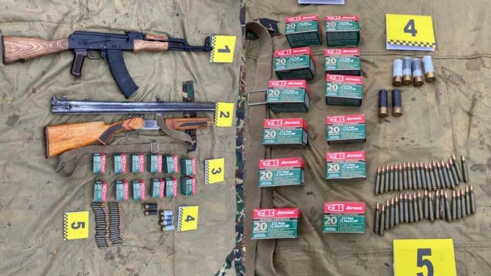 Схрон с огнестрельным оружием обнаружили в Талдыкоргане 