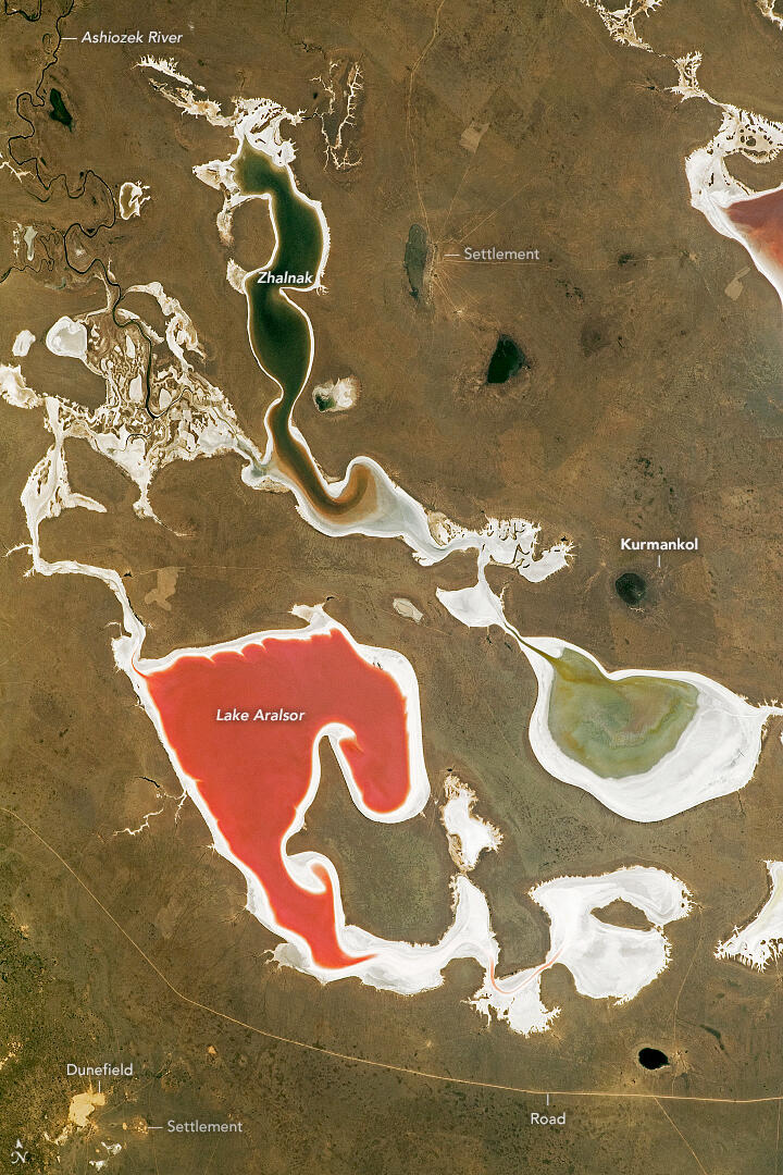 Қазақстанның түрлі-түсті көлдері