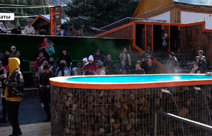 Алматыда реконструкциядан кейін "Горельник" ыстық бұлағы ашылды
