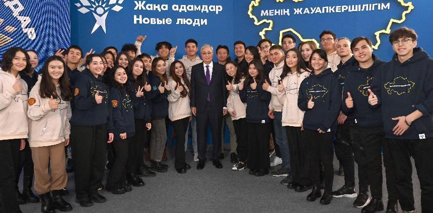 Kazakh President calls youth to jointly build tolerant society