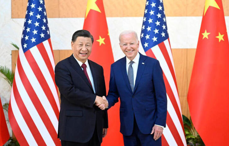 Встреча председателя КНР Си Цзиньпина с президентом США Джозефом Байденом